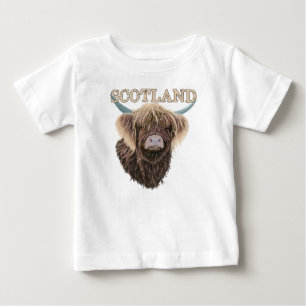 Camiseta Scottish Highland Cow With Scotland Slogan