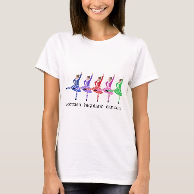 Camiseta Scottish Highland Dance Line (Frente)