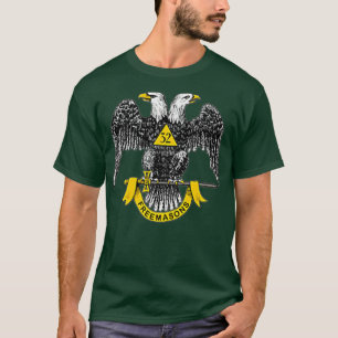 Camiseta Scottish Rite Eagle 32º Graus Freemason Gifts