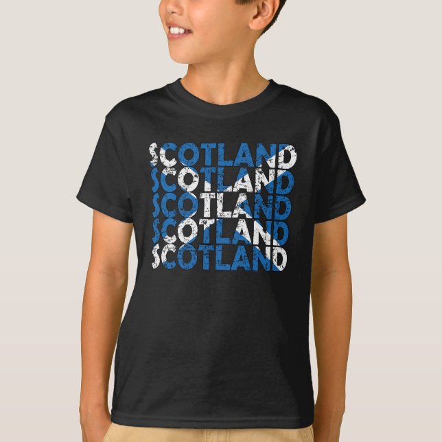 Camiseta Scottish Roots Scotland Flag Heritage (Frente)