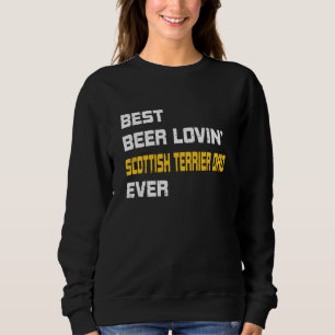 Camiseta Scottish Terrier Best Beer Loving Scottish Terrier