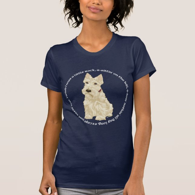 Camiseta Scottish Terrier Ditty (Frente)
