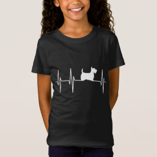 Camiseta Scottish Terrier Dog Hearbeat - Scottie Dog Lover