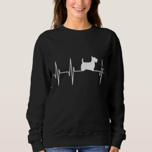 Camiseta Scottish Terrier Dog Hearbeat - Scottie Dog Lover