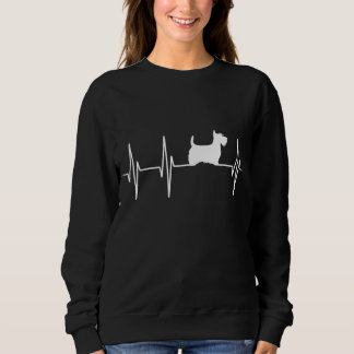 Camiseta Scottish Terrier Dog Hearbeat - Scottie Dog Lover