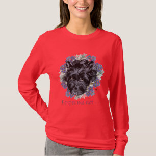 Camiseta Scottish Terrier Forget-Me-Not
