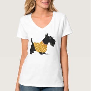 Camiseta Scottish Terrier in Dourado Sweater on