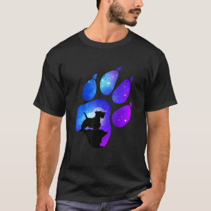 Camiseta Scottish Terrier Paw Dog Mãe Pai