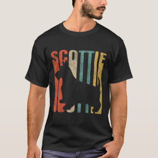 Camiseta Scottish Terrier Retro 1970'S Dog Scottie Cracking
