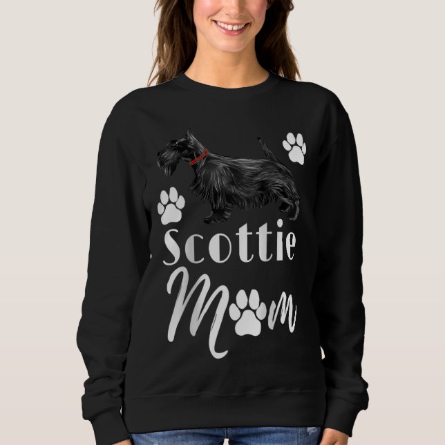 Camiseta Scottish Terrier Scottie Dog Mãe (Frente)