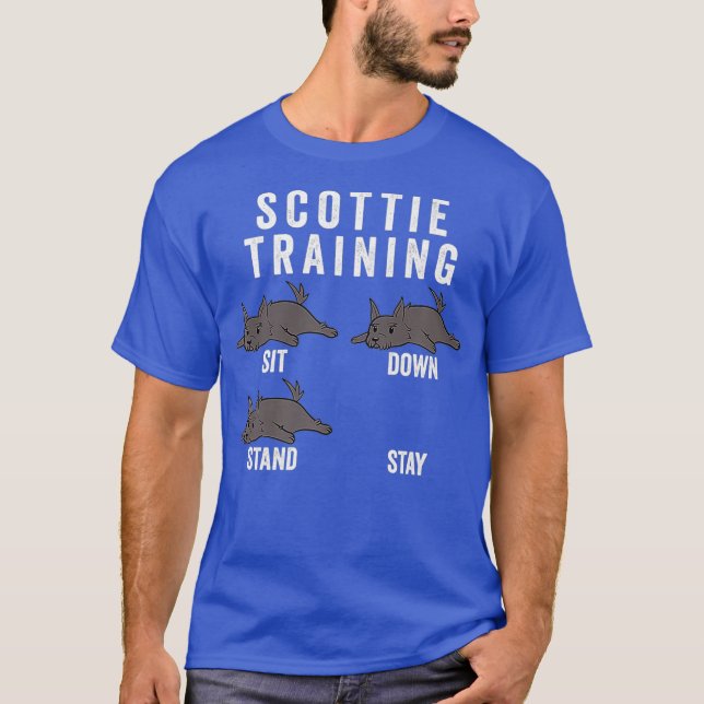 Camiseta Scottish Terrier Training Dog Premium (Frente)