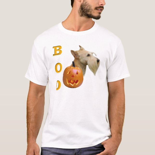 Camiseta Scottish Terrier (whaten) Boo (Frente)