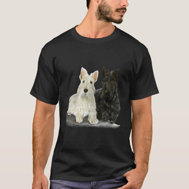 Camiseta Scottish Terriers Canine (Frente)