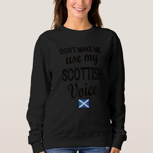 Camiseta Scottish Voice Scotland Flag Roots (Frente)