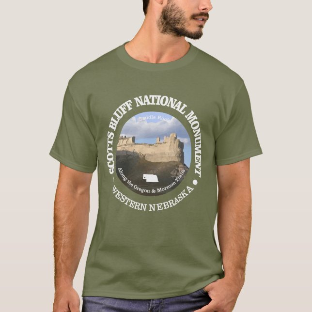 Camiseta Scotts Bluff National Monument (Frente)