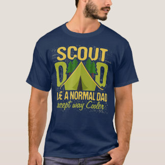 Camiseta Scout Dad  Cub Leader Boy Camping Scouting roop Gi