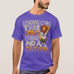 Camiseta Scoutmaster de cubos líderes de leões