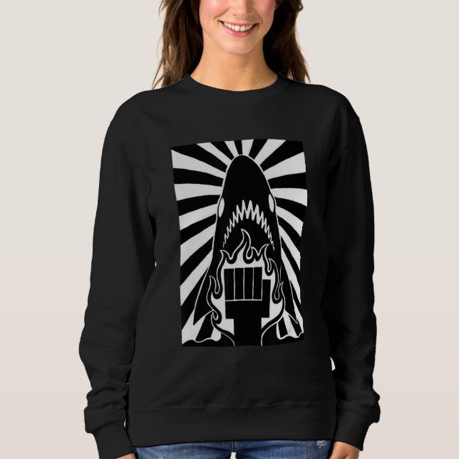 Camiseta Scp Foundation Shark Punching Center (Frente)
