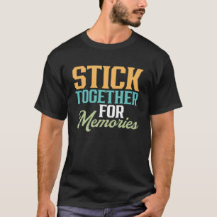 Camiseta Scrapbook Stick Juntos para Memórias Scrapbooking