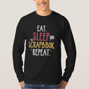 Camiseta Scrapbooking - Repetição do livro de dormir