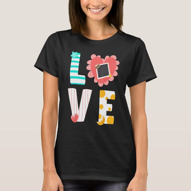 Camiseta Scrapbooking Scrapbooker LOVE (Frente)