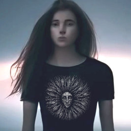 Camiseta Scratchboard Preto e Branco