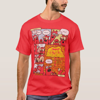 Camiseta Screamin Kittehs Meww Comikhe Button friend boy