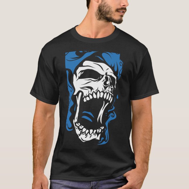 Camiseta screaming skull (Frente)