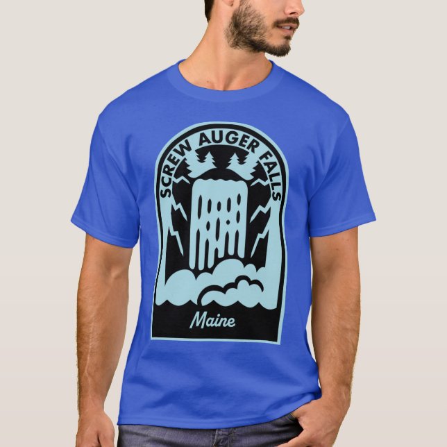 Camiseta Screw Auger Falls Maine (Frente)