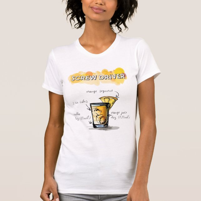 CAMISETA SCREWDRIVER COCKTAIL (Frente)