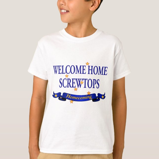 Camiseta Screwtops Home bem-vindo (Frente)
