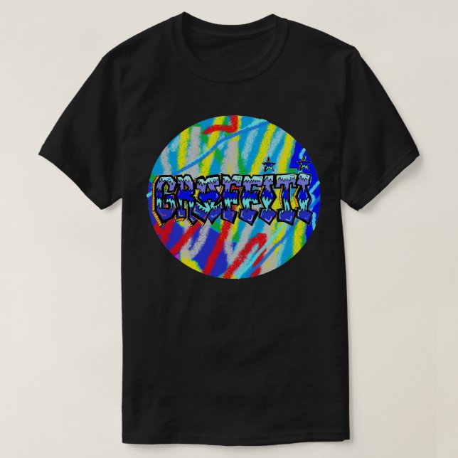 Camiseta scribble de grafite (Frente do Design)