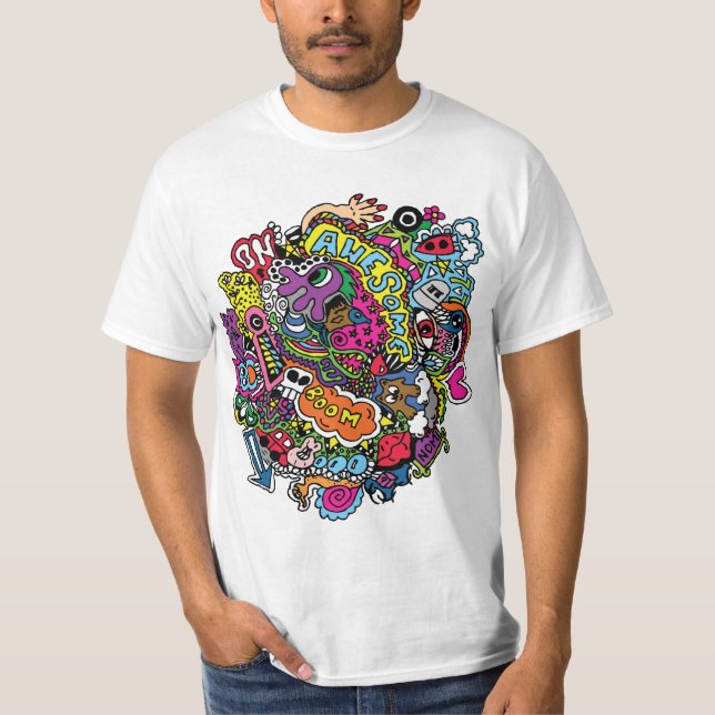 Camiseta Scribble de minha mente (Frente)