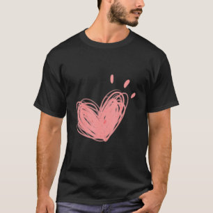 Camiseta Scribble Heart Lgbtq Gay Rights Proud Orgulho Rain