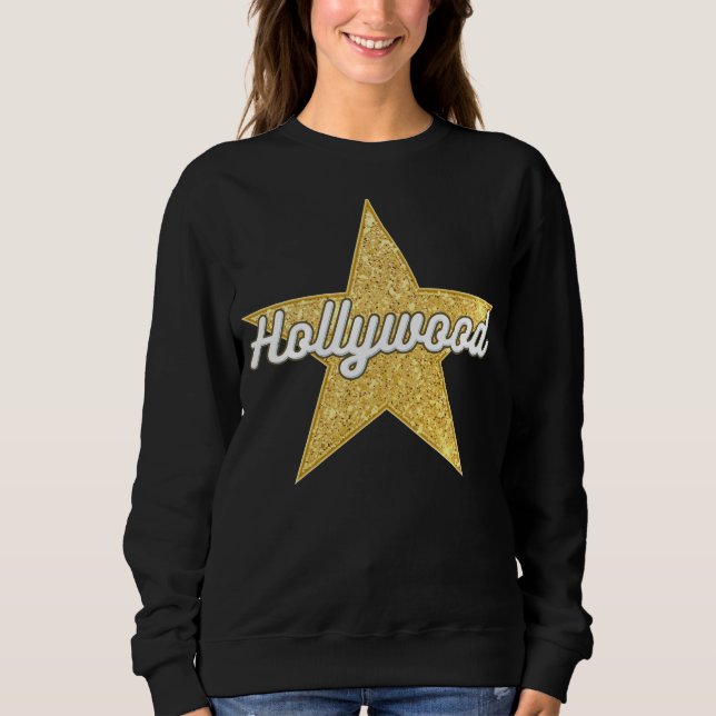 Camiseta Script Boulevard Hollywood e Sweatshirt Star (Frente)