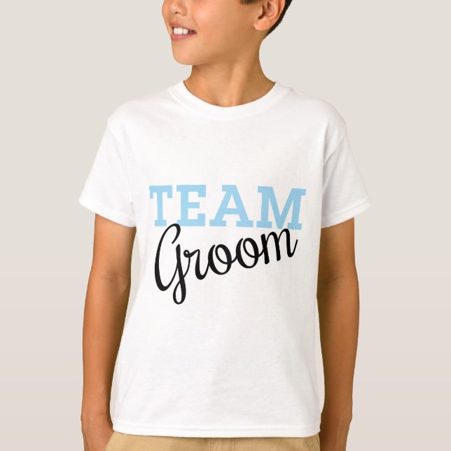 Camiseta Script de Grupo de Equipe (Frente)