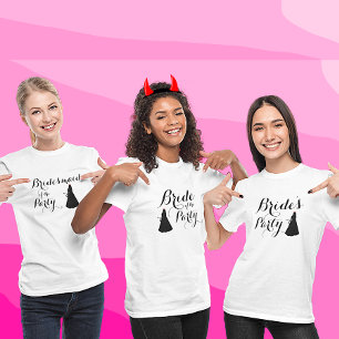 Camiseta Script moderno da Noiva de Batchelorette Personali