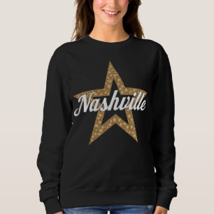 Camiseta Script Nashville Com Sweatshirt Star (Tipo Branco)