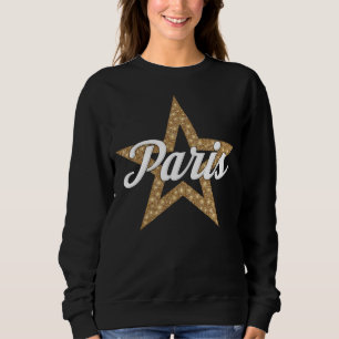 Camiseta Script Paris com Sweatshirt Star (Tipo Branco)