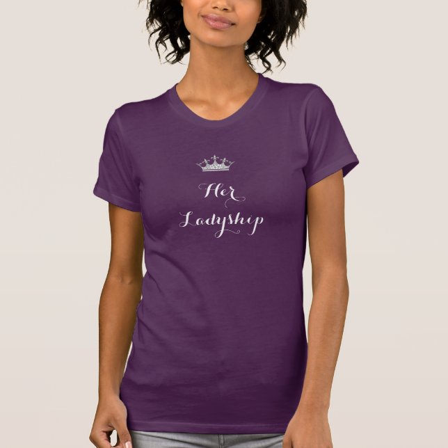 Camiseta Script sua senhora do Ladyship do solar (Frente)