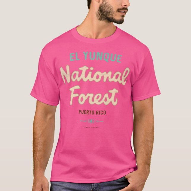 Camiseta Script Usfs Da Floresta Nacional El Yunque Porto R (Frente)