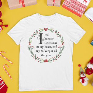 Camiseta Scrooge Cote Dickens Um Vitoriano Da Carol De Nata