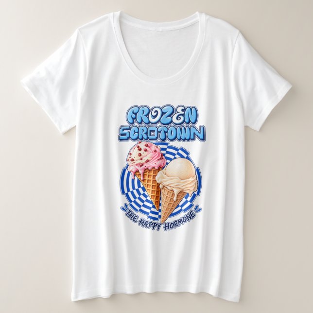 Camiseta 🍦 Scrotown Congelada (Frente do Design)