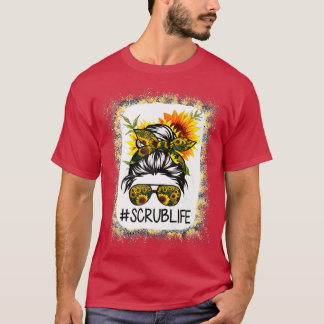Camiseta Scrub Life Bleached s Sunflower ScrubLif