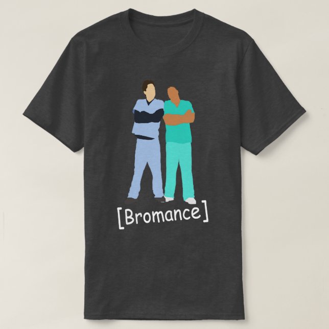 Camiseta Scrubs Bromance (Frente do Design)