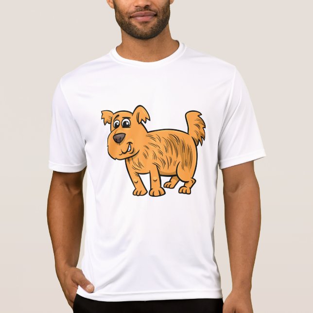 Camiseta Scruffy Orange Puppy Dog (Frente)
