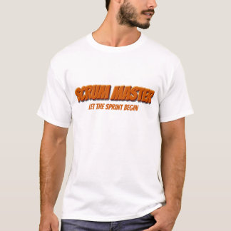 Camiseta Scrum Master Deixe o Sprint Começar