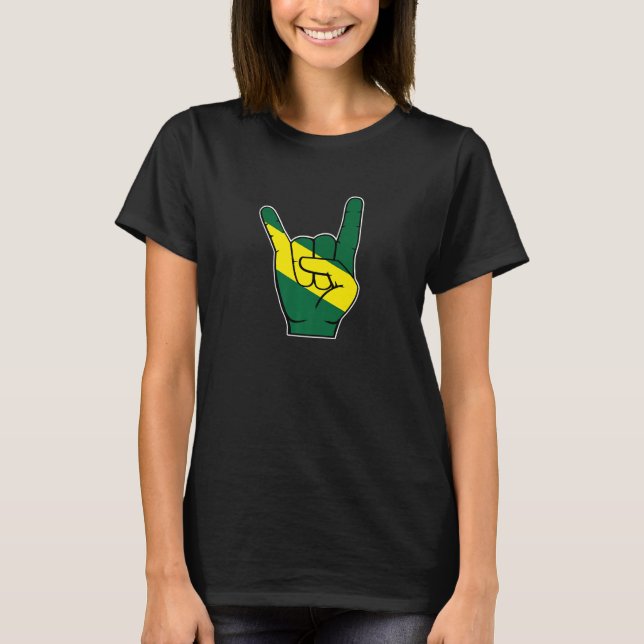 Camiseta Scuba Dive Gear - Rock on Nitrox Dive Flag para Sc (Frente)