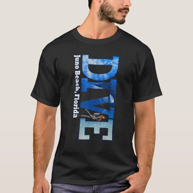 Camiseta SCUBA DIVE Juno Beach Diving Snorkeling (Frente)