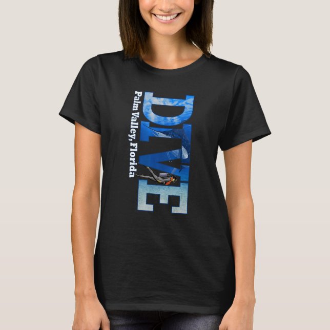 Camiseta SCUBA DIVE Palm Valley Merging Snorkeling (Frente)